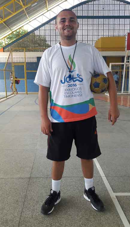 Isael Silva, coordenador da II Circuito Intercolegial 