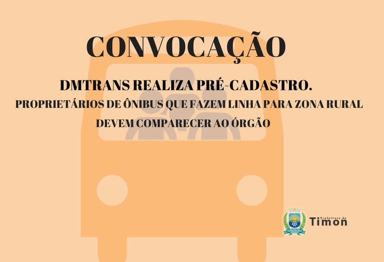 CONVOCAÇÃO DMTRANS