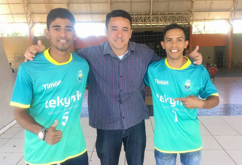 Ericson Costa, Lucélio Mendes e Léo Viana