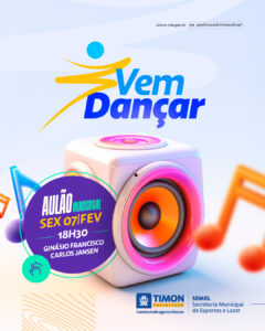 Prefeitura de Timon lança projeto “Vem Dançar” para promover saúde e integração comunitária nesta sexta (7)