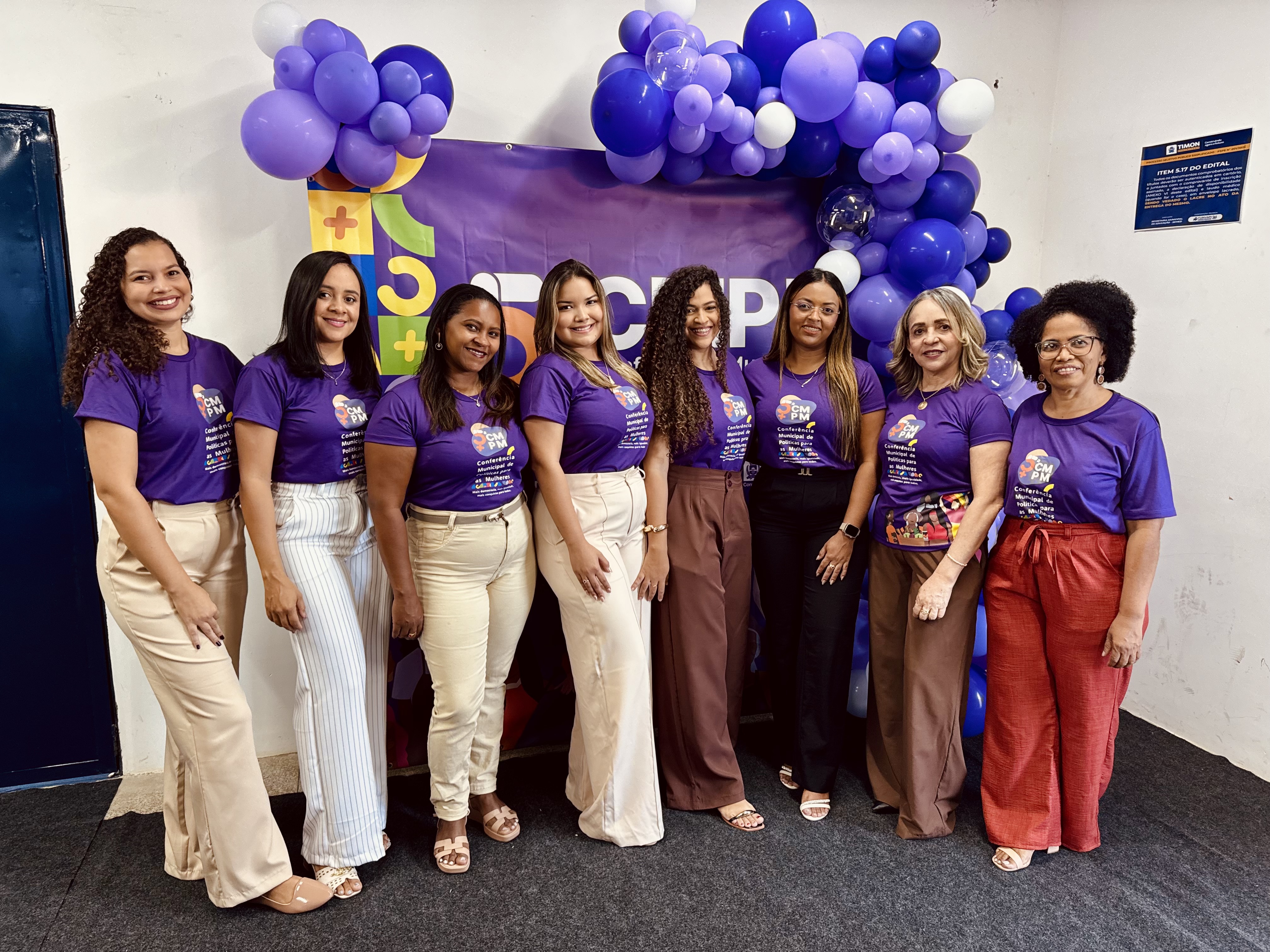 Timon realiza 5ª Conferência Municipal de Políticas para as Mulheres com foco em igualdade e fortalecimento de direitos