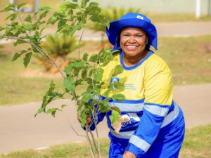 Projeto Timon Mais Verde inicia arborização urbana com plantio de mudas na Praça da Família