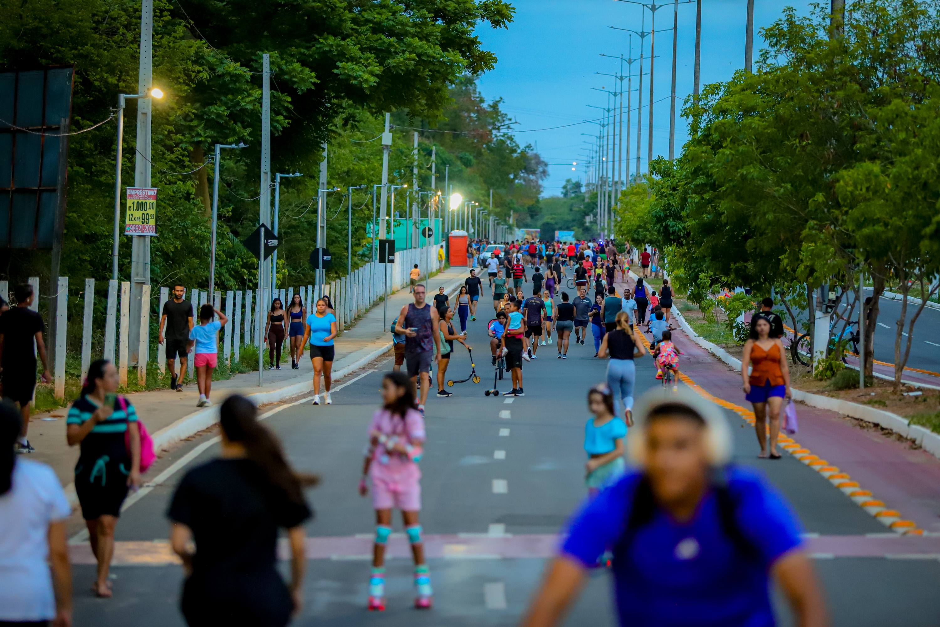 Domingo na Avenida promove lazer, saúde e segurança para as famílias em Timon