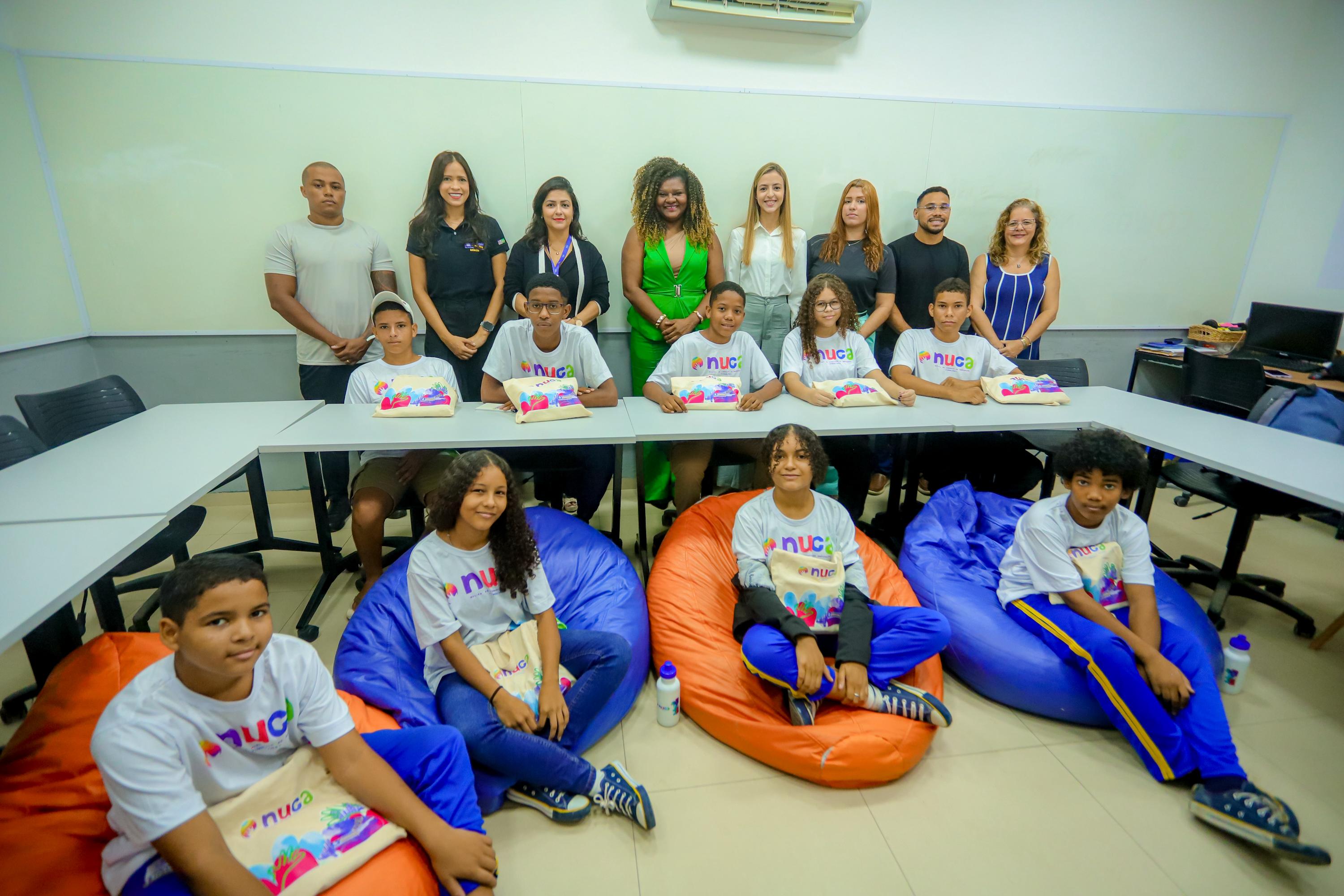 Prefeitura de Timon desenvolve ação com adolescentes sobre saúde mental e mudanças climáticas