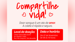 Doe sangue, doe vida: Campanha de doação de sangue acontece nesta sexta em Timon